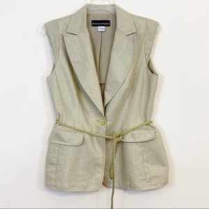 Bianca Nygard | Gold Dress Vest